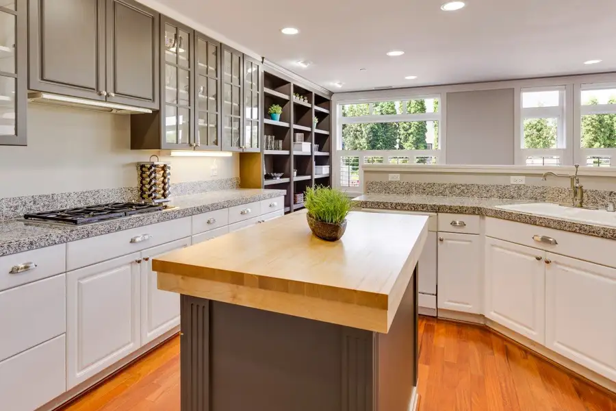 Cabinet refinishing and wood finishing by Luminosity Painting